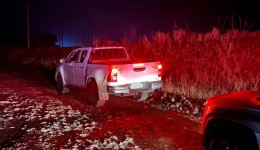 Polícia Militar recupera camioneta furtada no Uruguai e prende motorista