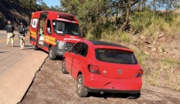 Pedestre fica ferido após ser atropelado na BR-163