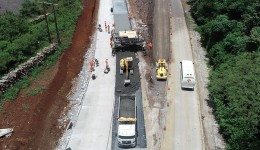 DNIT alerta para interdição total do trânsito da BR-163 em Guaraciaba, nesta sexta-feira (2)