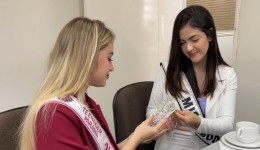 Isabelle e Barbara são homenageadas após representarem o município no Miss Paraná 2025