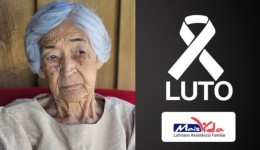 Comunicamos o falecimento de Aracilia Bordes dos Santos de Lima