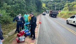 Detento fica gravemente ferido após atropelamento no contorno viário
