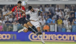 Santos e São Paulo ficam no empate em clássico equilibrado na Vila Belmiro