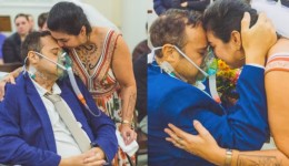 Empresário realiza sonho de casamento em hospital de SC e morre quatro dias após a cerimônia