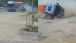 Colisão entre dois carros e carreta na BR-470 deixa um morto