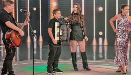 Grupo Melodia encanta o Brasil no Show de Calouros do SBT