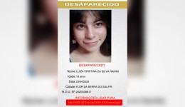 Polícia Civil pede apoio para encontrar jovem desaparecida