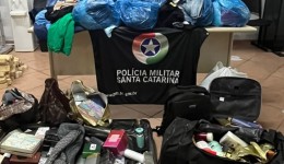 Polícia Militar recupera produtos furtados de estabelecimento