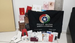 Polícia Militar apreende mercadorias estrangeiras sem nota fiscal