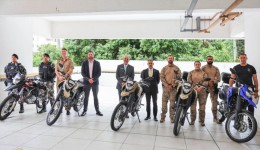 MPSC doa cinco motos e oito kits de equipamentos para Polícias Militar, Civil e Penal