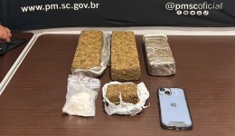 Dois homens são presos por tráfico de drogas em Riqueza, após abordagem policial ter início na BR-282