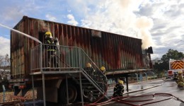 Treinamento de combate a incêndio urbano reúne bombeiros do 12ª Batalhão