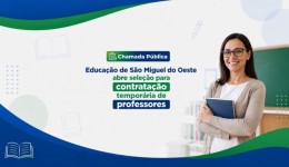 Educação de São Miguel do Oeste Abre Seleção para Contratação Temporária de Professores
