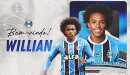 Grêmio confirma contratação do meia-atacante Willian