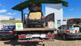 Cigarros contrabandeados e armas são apreendidos em operação integrada