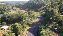 Primeira etapa do asfaltamento da estrada para o Distrito de Jorge Lacerda é concluída