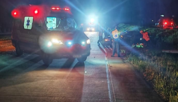 Acidente com três veículos na BR-163 mobiliza bombeiros