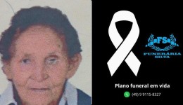 Comunicamos o falecimento de Inoema Roque dos Santos