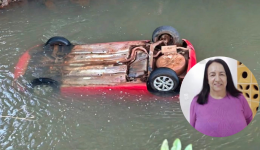 Identificada mulher que morreu após carro cair de ponte em Princesa