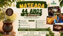 Mateada celebra 44 anos do município e Dia das mães com programação especial