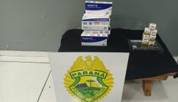 BPFRON apreende medicamentos e anabolizantes avaliados em R$ 139 mil