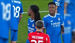 Vini Jr marca golaço e denuncia caso de racismo em Liga dos Campeões