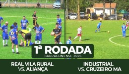 Barraconense de Futebol de Campo começa com goleada e derrota do atual campeão