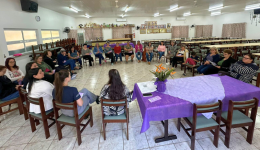 Roda de conversa encerra atividades do Agosto Lilás com grupo PAIF