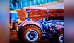 Trator é furtado de fazenda e funcionário desconfia de conhecido