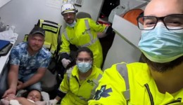 Bebê nasce dentro de ambulância durante transferência para Francisco Beltrão