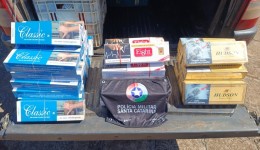 Homem é preso por contrabando de cigarros após apreensão de 190 pacotes