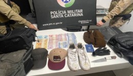 Assalto em comércio mobiliza buscas e termina com dois presos em Chapecó