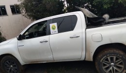 Menores são apreendidos com caminhonete furtada que seria levada para a Argentina