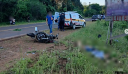 Motociclista brasileiro morre após colisão na Ruta Nacional 101