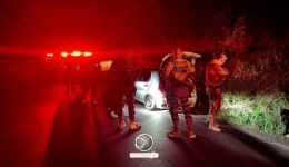 Perseguição policial termina após 20 km na BR-282