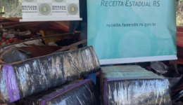 Caminhão carregado com sucata é flagrado com seis toneladas de maconha em Iraí