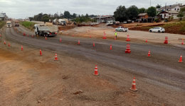 Desvio provisório em trecho da BR-282, em Maravilha, deve durar mais uma semana