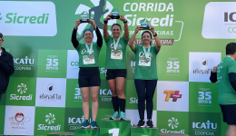 Corrida Sicredi Sem Fronteiras reúne mais de 550 participantes