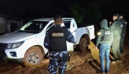 Caminhonete roubada em Barracão é recuperada na Argentina após operação conjunta na fronteira