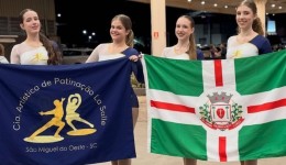 Patinadoras de São Miguel do Oeste conquistam bronze no Troféu Brasil
