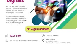 PA e ASCOAGRIN promovem Whorkshop sobre Gestão de Mídias Digitais
