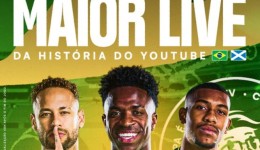 Jogos do Brasil na Copa são lives mais vistas da história do YouTube
