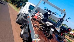 PMRv flagra dois autopropelidos na SC-163 e reforça proibição em rodovias