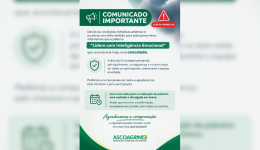 Ascoagrin cancela a palestra sobre Liderança com Inteligência Emocional