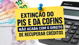 Extinção do PIS e da COFINS não acaba com o direito de recuperar créditos