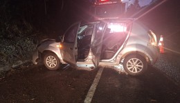 Deformação no asfalto causa acidente e mata jovem de 22 anos na SC-350