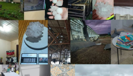 Município decreta situação de emergência após forte tempestade de granizo