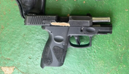 Homem é preso com pistola 9mm durante fiscalização na SC-155
