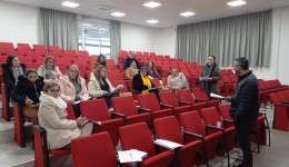 Reunião de avaliação com diretores escolares e Secretaria de Educação