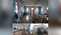 Igreja de Linha Progresso, inicia reforma para preservar patrimônio histórico